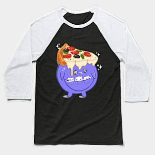 Shine Bright Like A Pizza Baseball T-Shirt